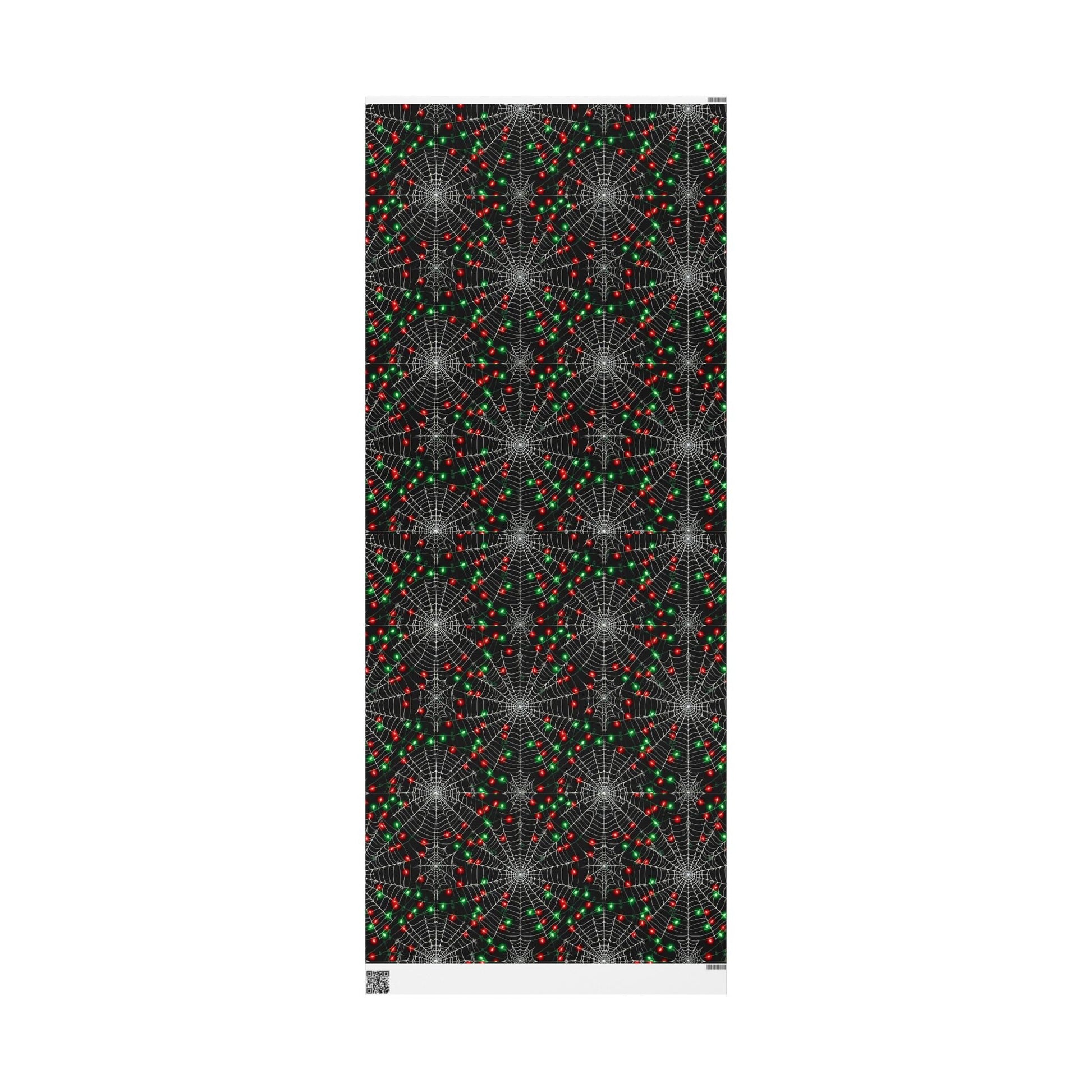 Christmas Spiderwebs Wrapping PaperHome DecorVTZdesigns30" x 180"MatteblackChristmaschristmas lights