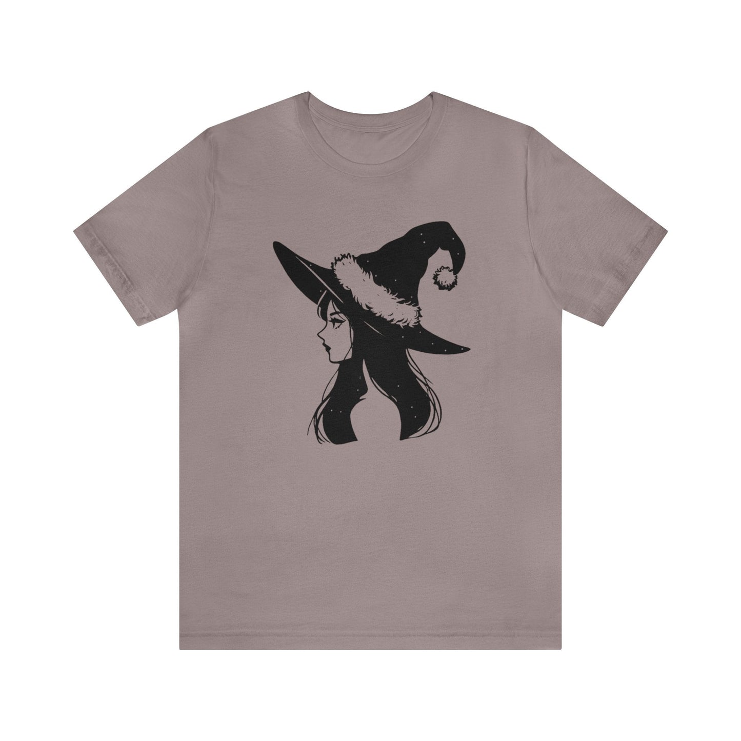 Christmas Witch Short Sleeve Tee ShirtT - ShirtVTZdesignsPebble BrownXSchristmasclothingCotton