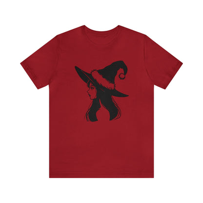 Christmas Witch Short Sleeve Tee ShirtT - ShirtVTZdesignsCanvas RedXSchristmasclothingCotton