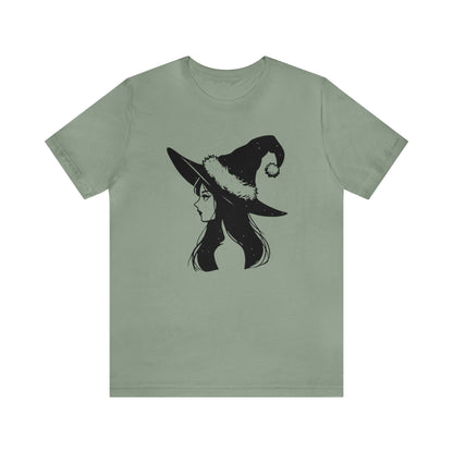 Christmas Witch Short Sleeve Tee ShirtT - ShirtVTZdesignsSageXSchristmasclothingCotton