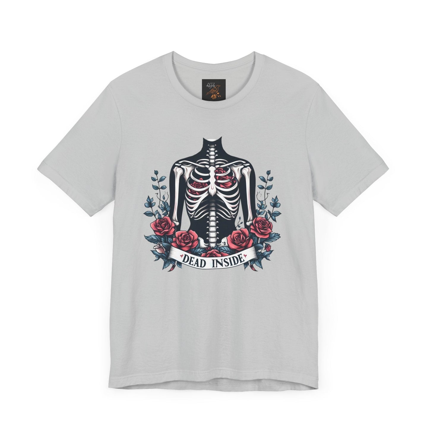 Dead Inside Tee ShirtT - ShirtVTZdesignsSolid Athletic GreyXSCottonCrew neckDTG