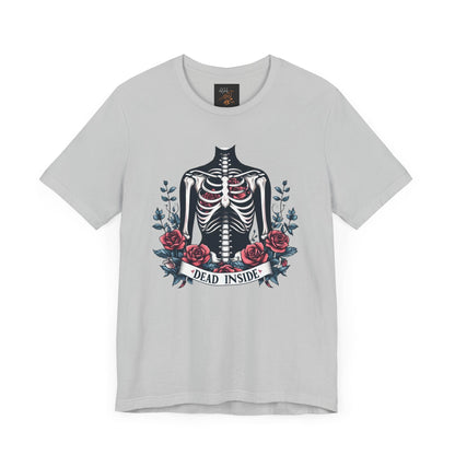 Dead Inside Tee ShirtT - ShirtVTZdesignsSolid Athletic GreyXSCottonCrew neckDTG