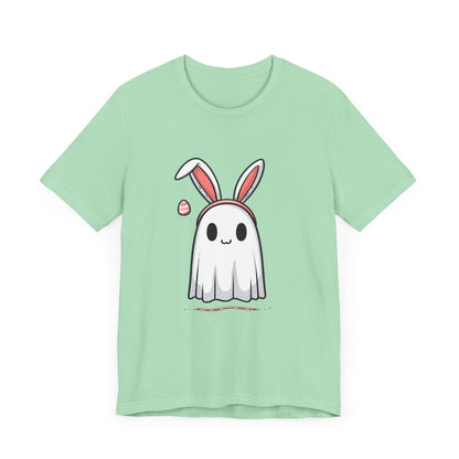 Easter Ghost Short Sleeve Tee ShirtT - ShirtVTZdesignsMintXSbunnyCottonCrew neck