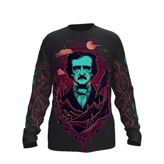 Edgar Allan Poe Ravens Long Sleeve Tee ShirtLong - sleeveVTZdesignsBlack BeautySclothesclothingDelivery days 5