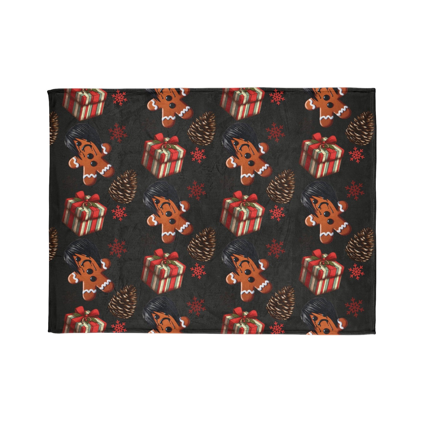 Emo Gingerbread Man BlanketHome DecorVTZdesigns50" × 60"BedBeddingBlankets