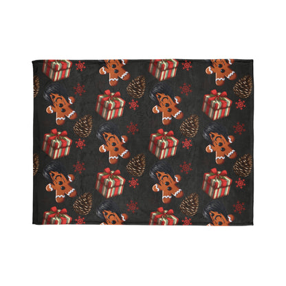 Emo Gingerbread Man BlanketHome DecorVTZdesigns50" × 60"BedBeddingBlankets