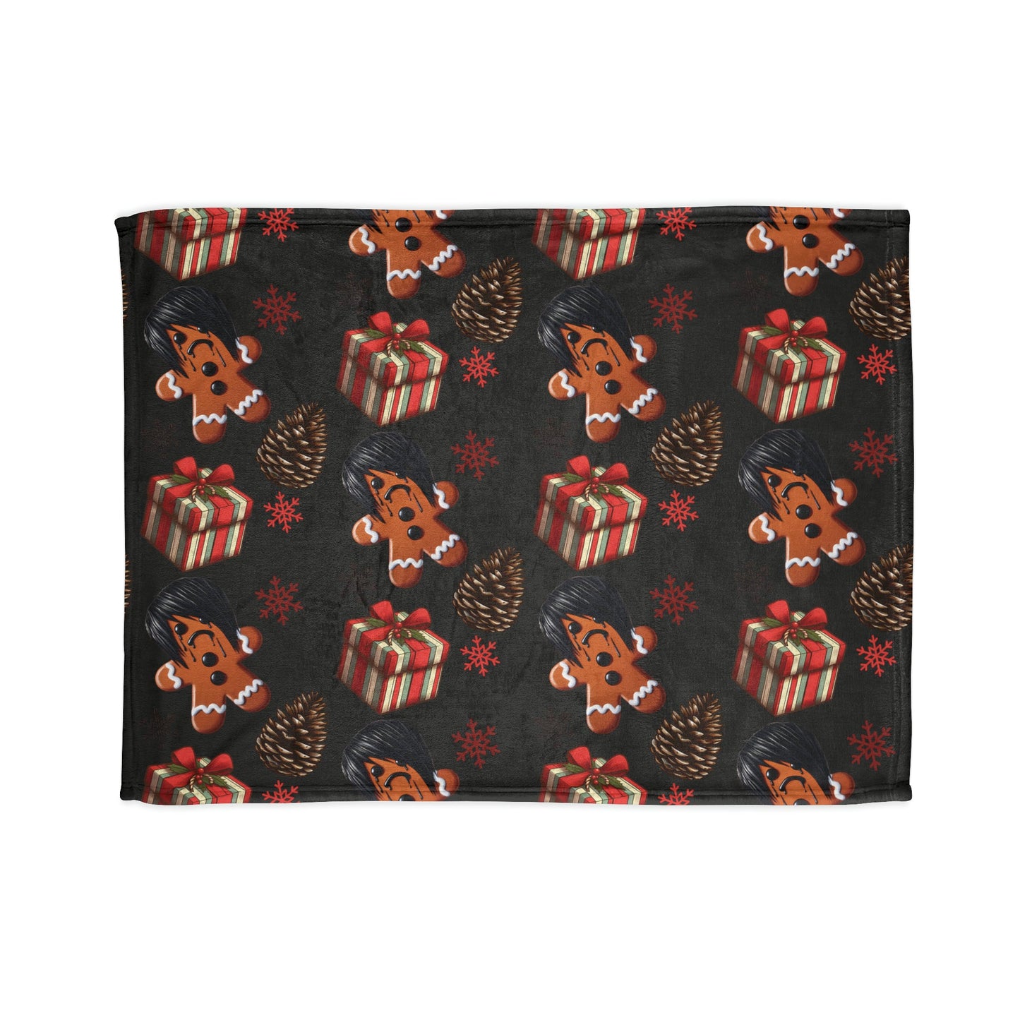 Emo Gingerbread Man BlanketHome DecorVTZdesigns50" × 60"BedBeddingBlankets