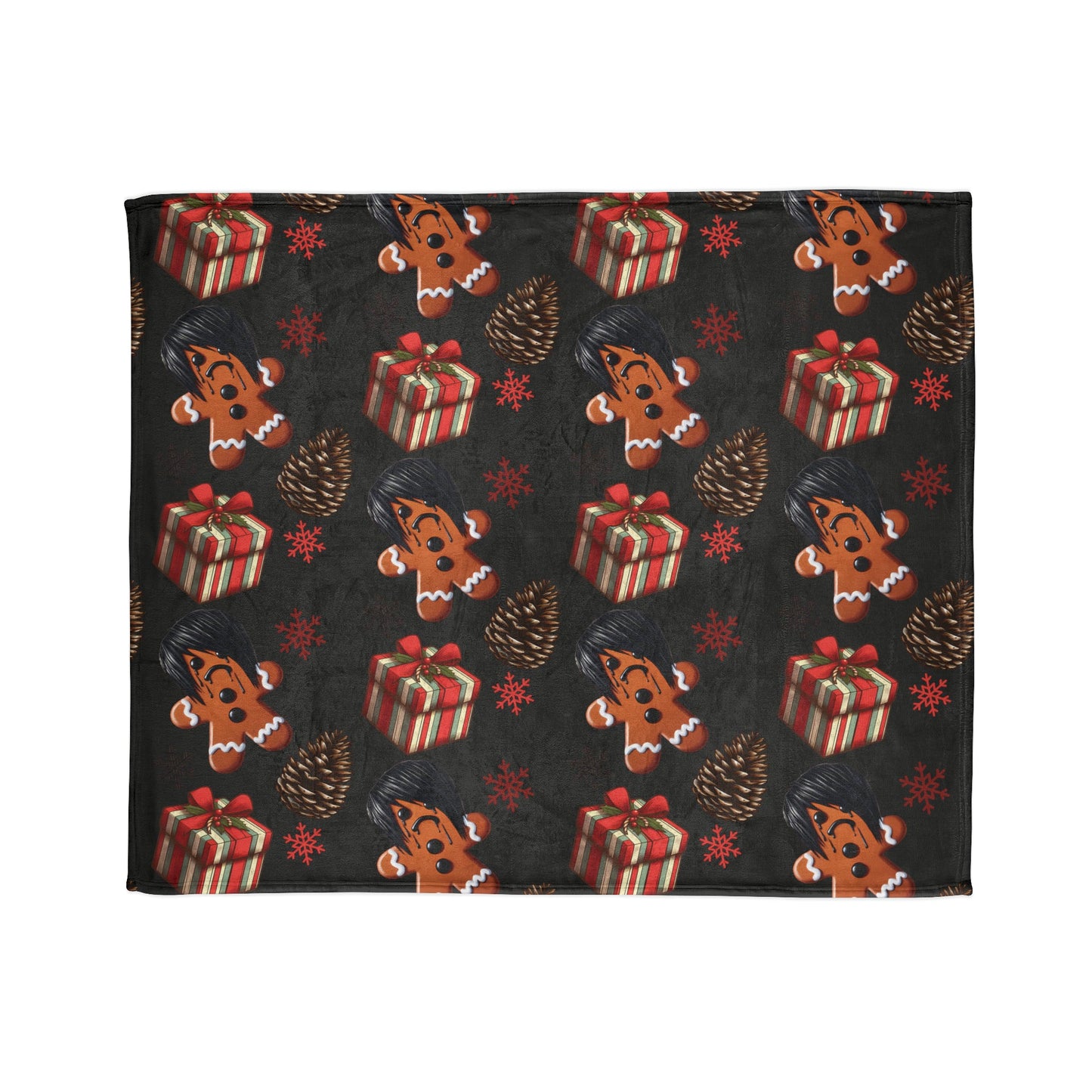 Emo Gingerbread Man BlanketHome DecorVTZdesigns50" × 60"BedBeddingBlankets