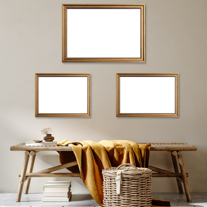 Ghost at Carnival Framed Canvas