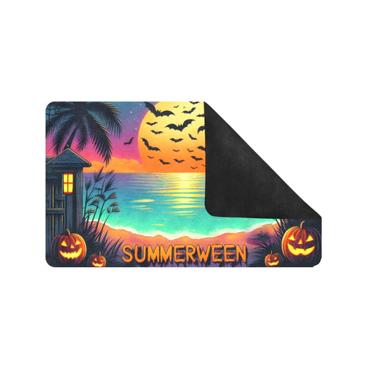 Summerween Beach Rubber Doormat