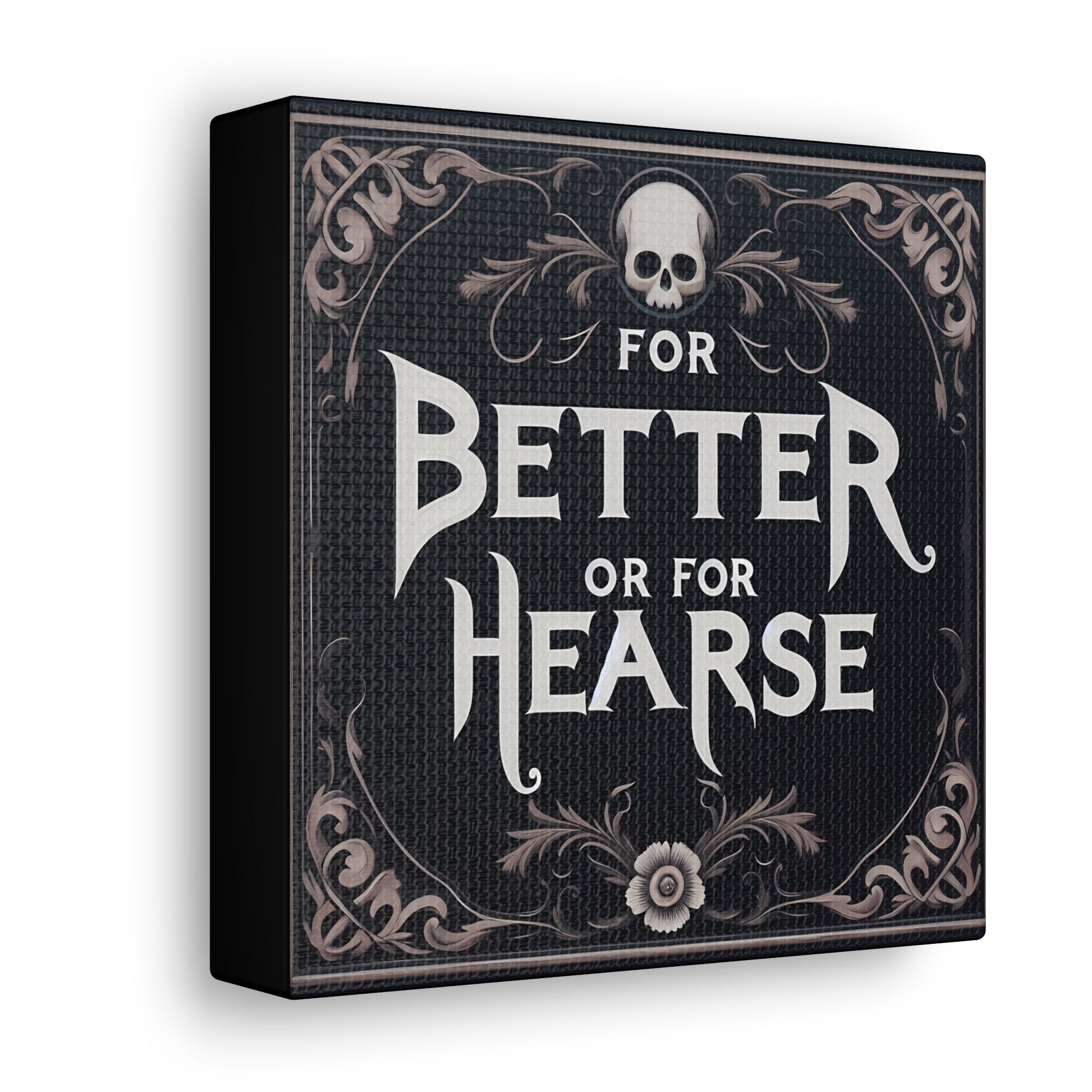 For Better Or For Hearse Canvas Gallery WrapCanvasVTZdesigns6″ x 6″1.25"artArt & Wall DecorCanvas