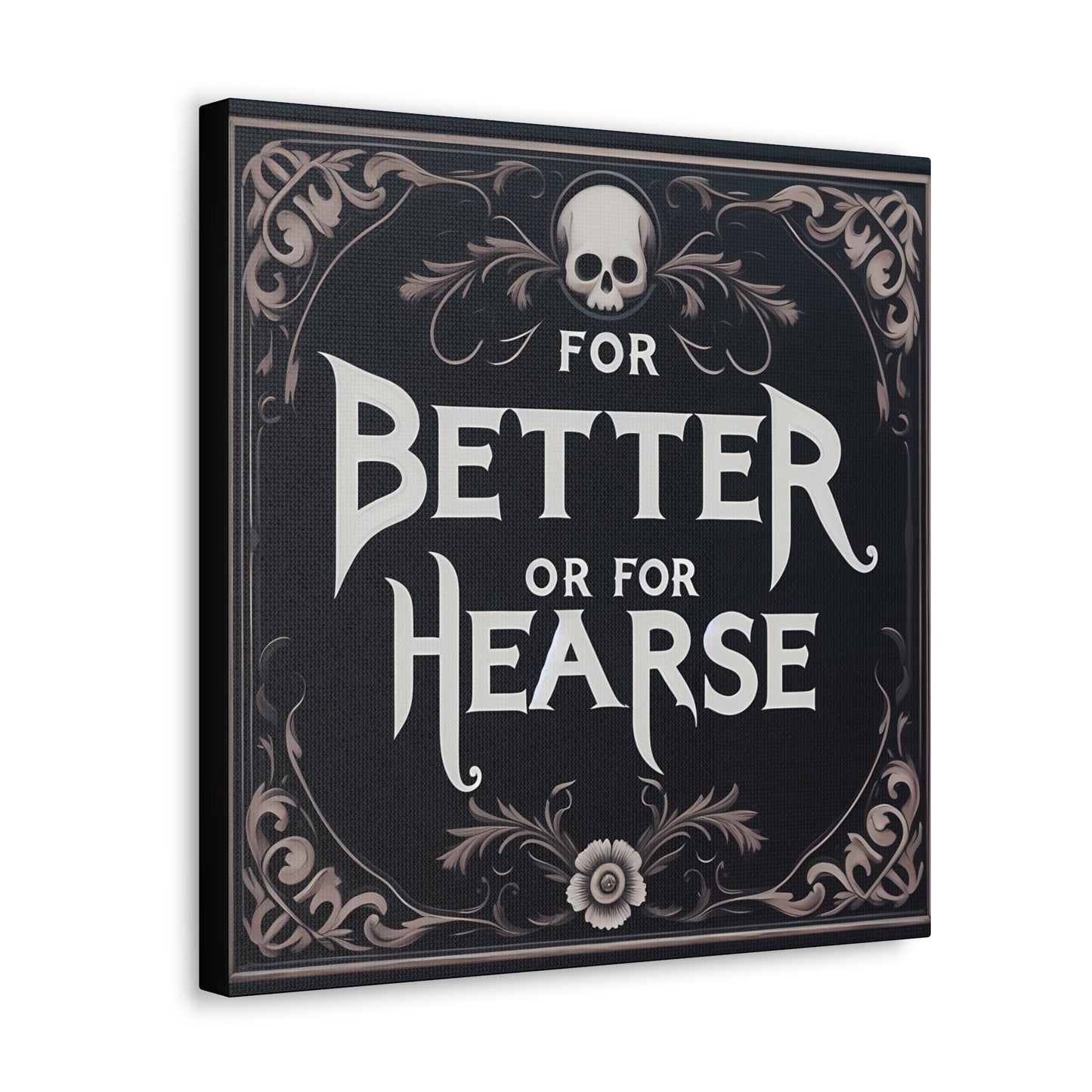 For Better Or For Hearse Canvas Gallery WrapCanvasVTZdesigns16″ x 16″1.25"artArt & Wall DecorCanvas