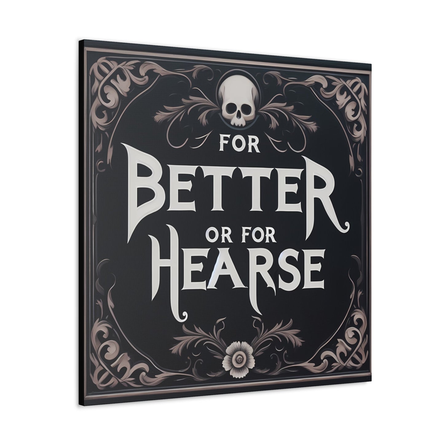 For Better Or For Hearse Canvas Gallery WrapCanvasVTZdesigns36″ x 36″1.25"artArt & Wall DecorCanvas