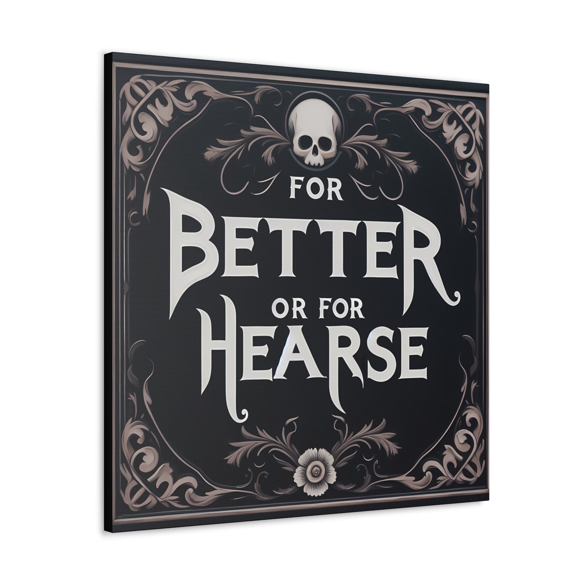 For Better Or For Hearse Canvas Gallery WrapCanvasVTZdesigns30″ x 30″1.25"artArt & Wall DecorCanvas