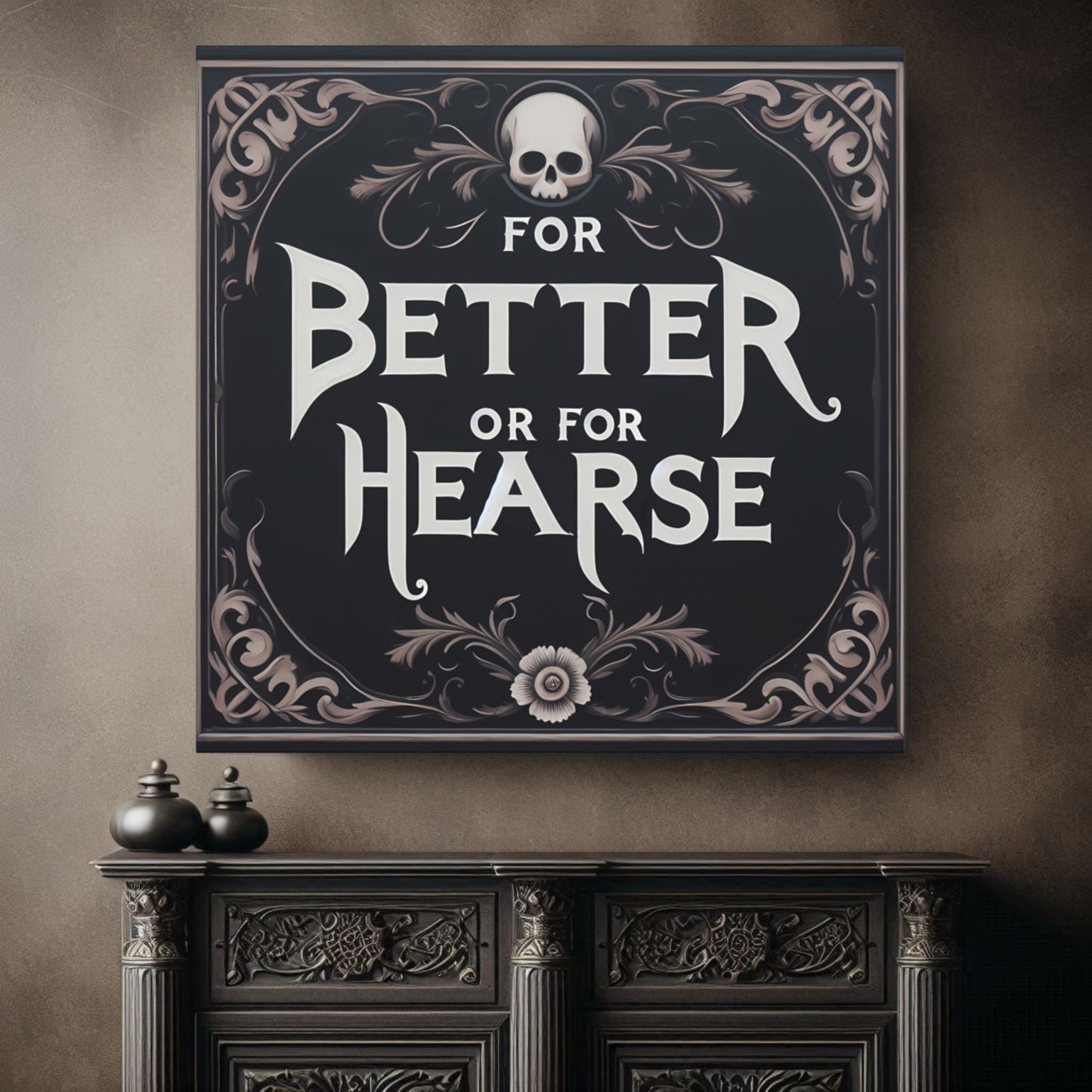 For Better Or For Hearse Canvas Gallery WrapCanvasVTZdesigns6″ x 6″1.25"artArt & Wall DecorCanvas