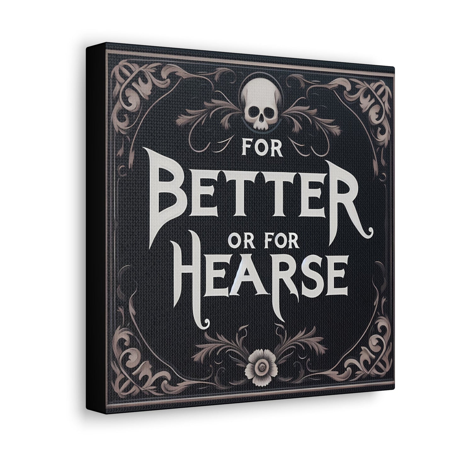 For Better Or For Hearse Canvas Gallery WrapCanvasVTZdesigns10″ x 10″1.25"artArt & Wall DecorCanvas