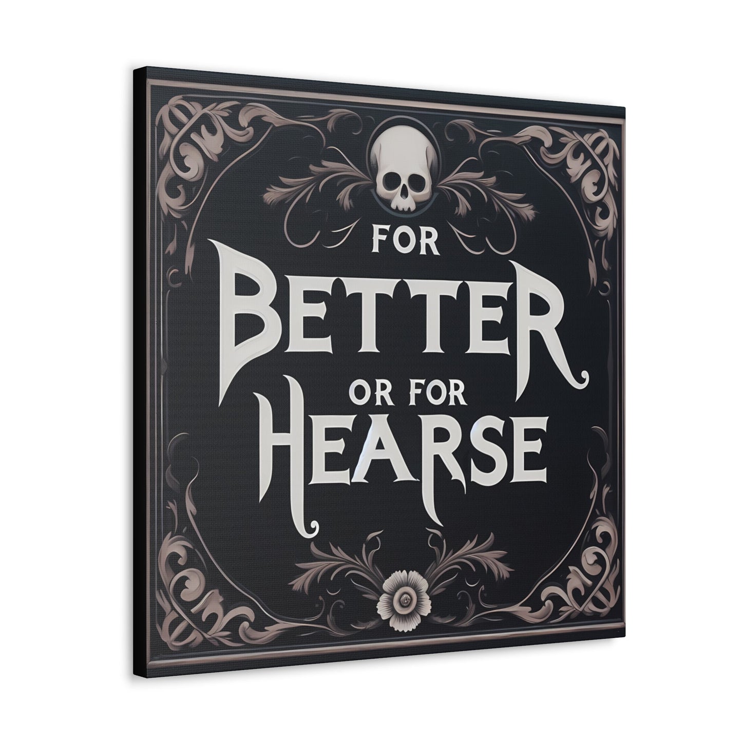 For Better Or For Hearse Canvas Gallery WrapCanvasVTZdesigns24″ x 24″1.25"artArt & Wall DecorCanvas