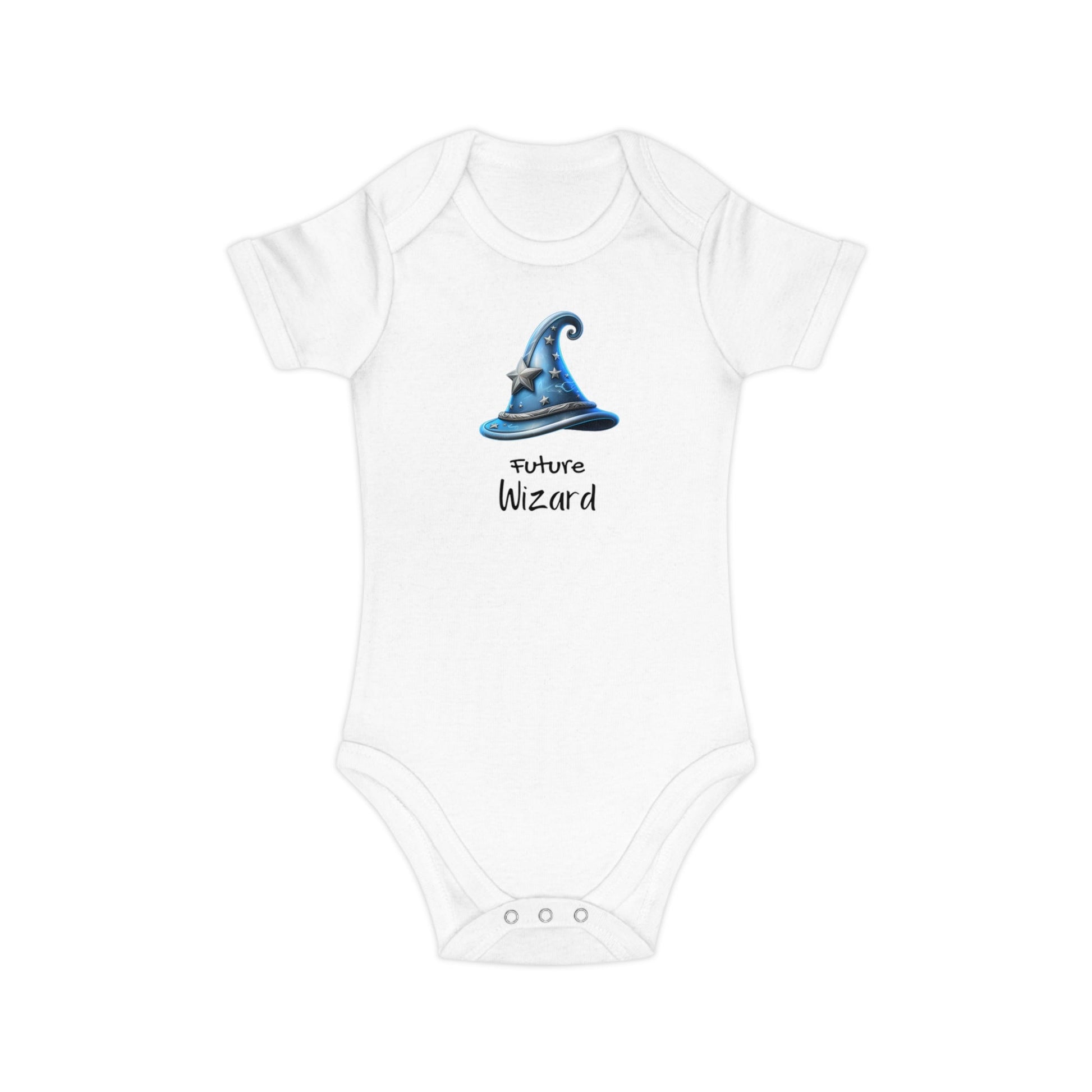 Future Wizard Boy Combed Cotton Baby BodysuitKids clothesVTZdesignsWhite3 - 6MBabyBaby ClothingCotton