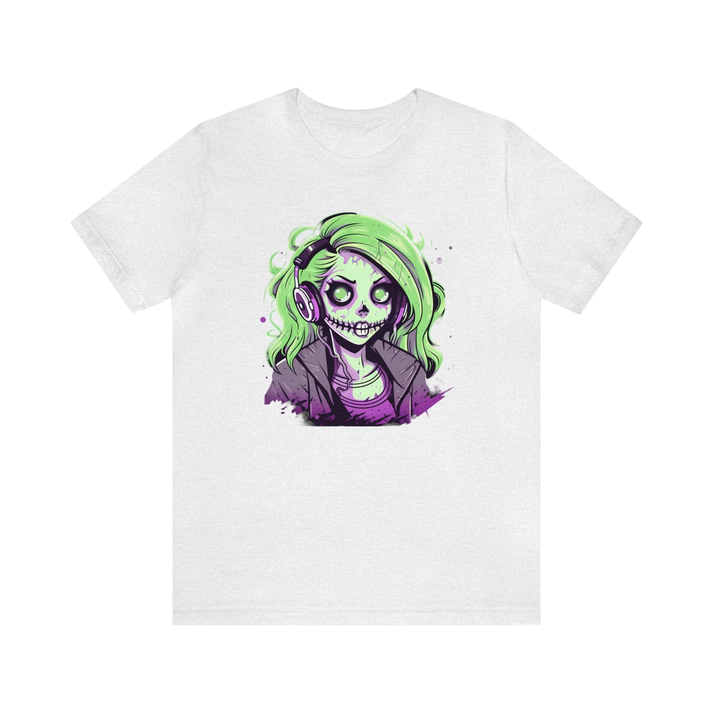 Gamer Ghoul Jersey Tee ShirtT - ShirtVTZdesignsAshXSCottonCrew neckDTG