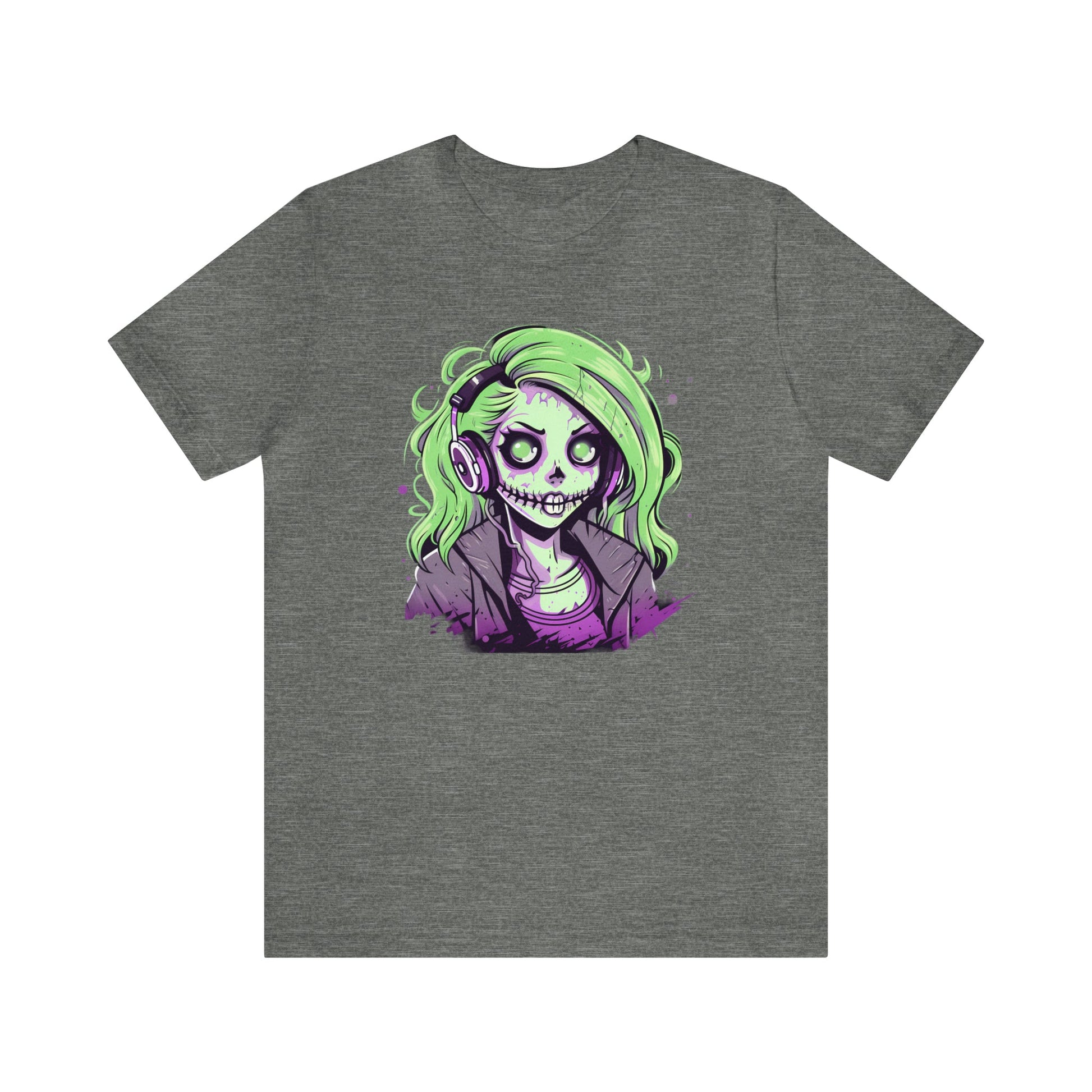Gamer Ghoul Jersey Tee ShirtT - ShirtVTZdesignsDeep HeatherXSCottonCrew neckDTG