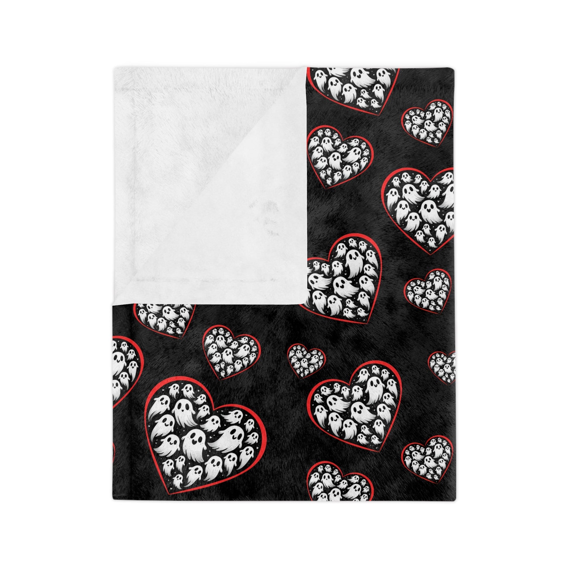 Ghost Hearts Throw BlanketHome DecorVTZdesigns40" × 30"Beddingblanketblankets