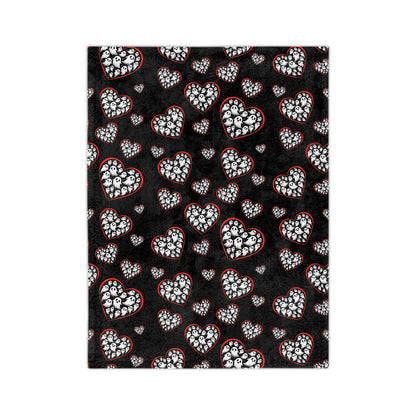 Ghost Hearts Throw BlanketHome DecorVTZdesigns80" × 60"Beddingblanketblankets