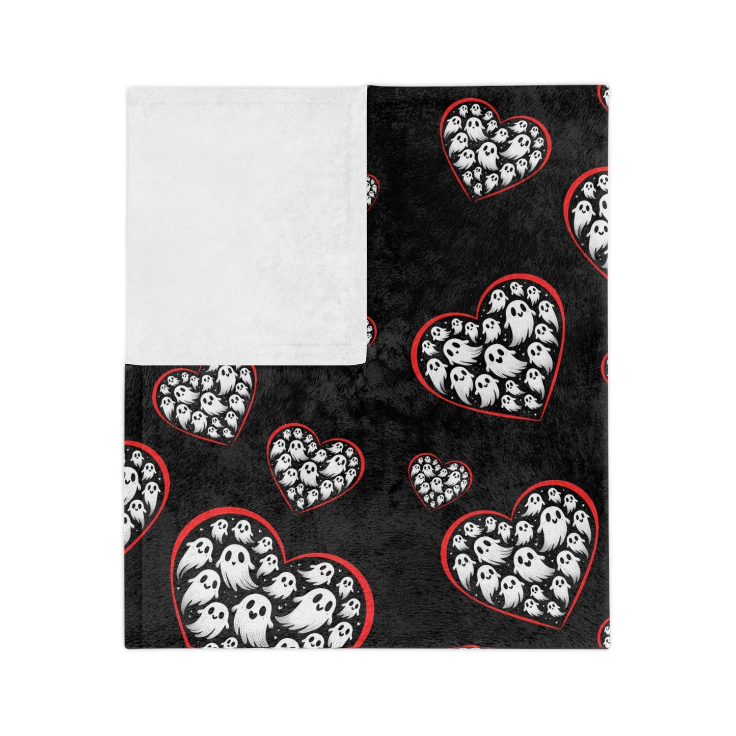 Ghost Hearts Throw BlanketHome DecorVTZdesigns80" × 60"Beddingblanketblankets