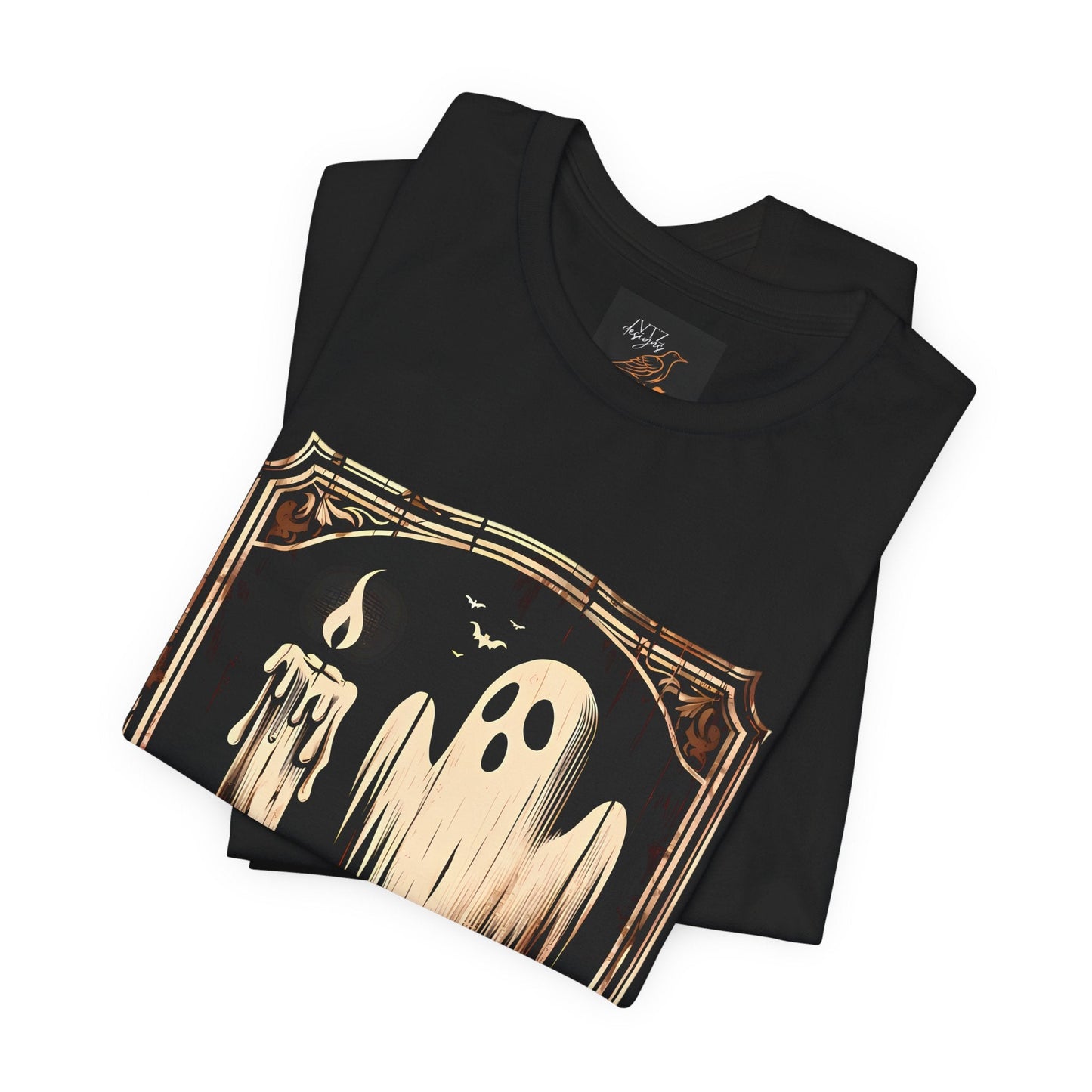 Ghost Portrait Tee ShirtT - ShirtVTZdesignsBlackXScandleclothingCotton