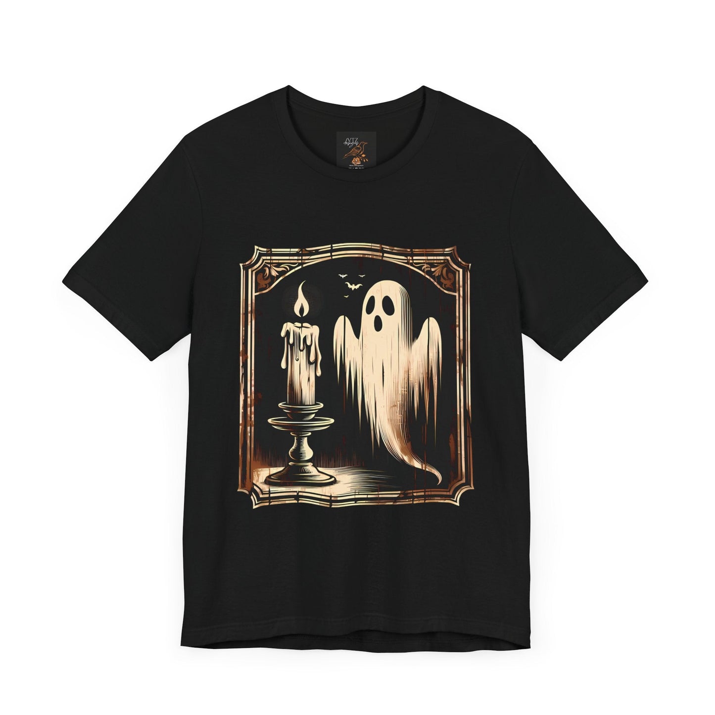 Ghost Portrait Tee ShirtT - ShirtVTZdesignsBlackXScandleclothingCotton