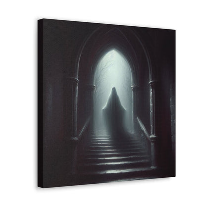 Ghost Standing On Stairway Canvas Gallery WrapCanvasVTZdesigns16″ x 16″1.25"artArt & Wall Decorart print