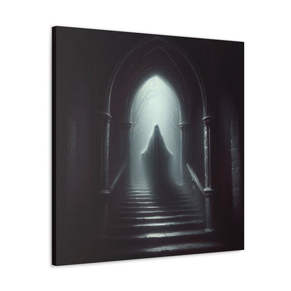 Ghost Standing On Stairway Canvas Gallery WrapCanvasVTZdesigns30″ x 30″1.25"artArt & Wall Decorart print