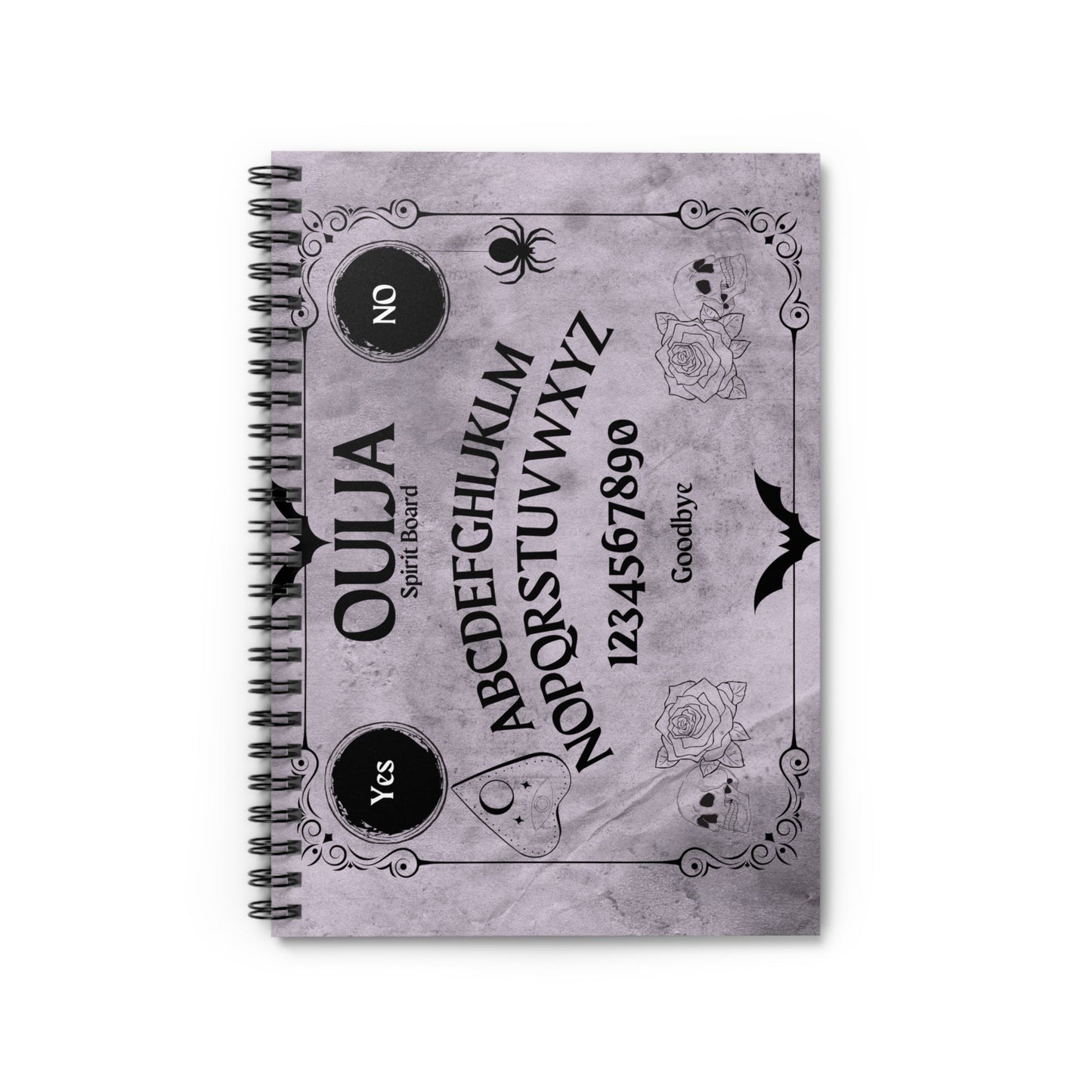 Gray Ouija Spiral NotebookPaper productsVTZdesignsOne SizediaryHome & LivingJournals