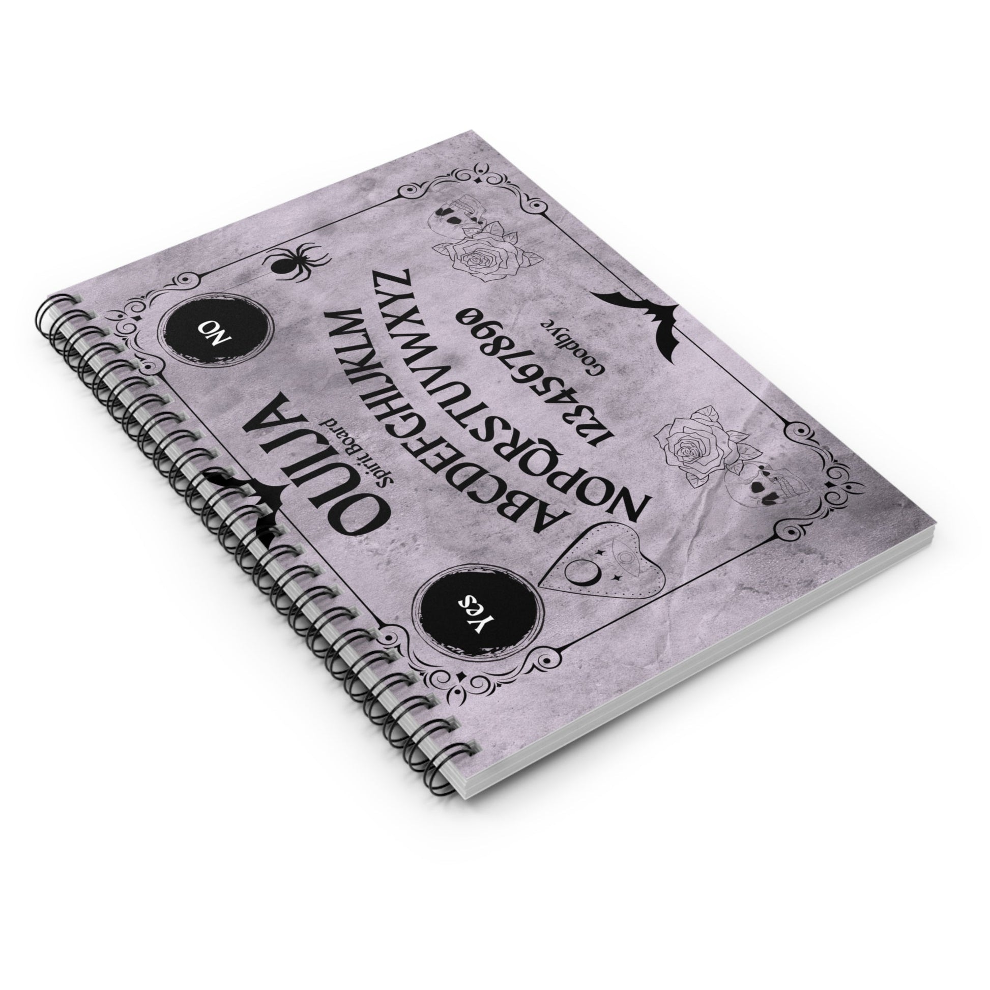Gray Ouija Spiral NotebookPaper productsVTZdesignsOne SizediaryHome & LivingJournals