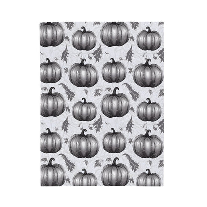 Gray Pumpkins and Leaves BlanketAll Over PrintsVTZdesigns50" × 60"All Over PrintAOPautumn