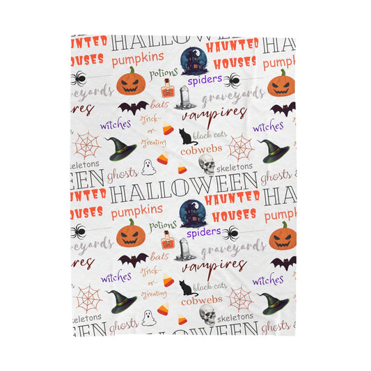 Halloween Collage Print BlanketAll Over PrintsVTZdesigns60" × 80"All Over PrintAOPbat