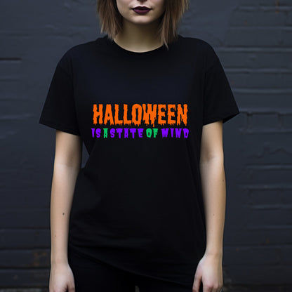 Halloween Is A State Of Mind Unisex Jersey Tee ShirtT - ShirtVTZdesignsDeep HeatherXSCottoncreepyCrew neck