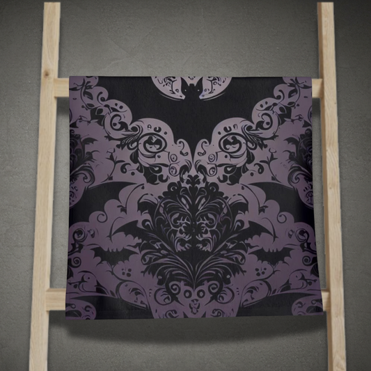Baroque Bats Hand Towel