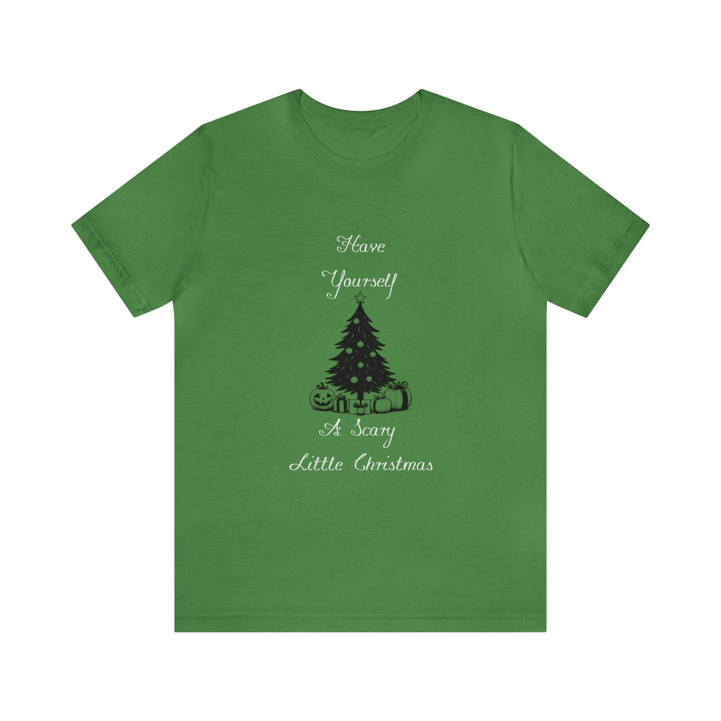 Have Yourself A Scary Little Christmas Short Sleeve Tee ShirtT - ShirtVTZdesignsLeafXSchristmasclothingCotton