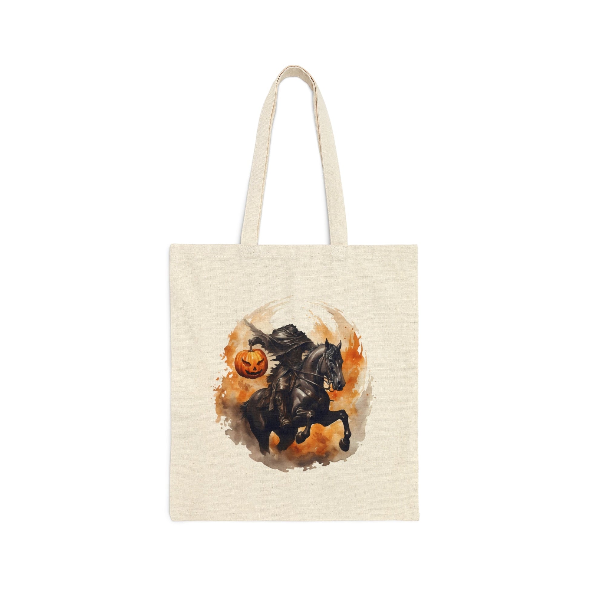 Headless Horseman Cotton Canvas Tote BagBagsVTZdesignsNatural15" x 16"AccessoriesBagsCotton