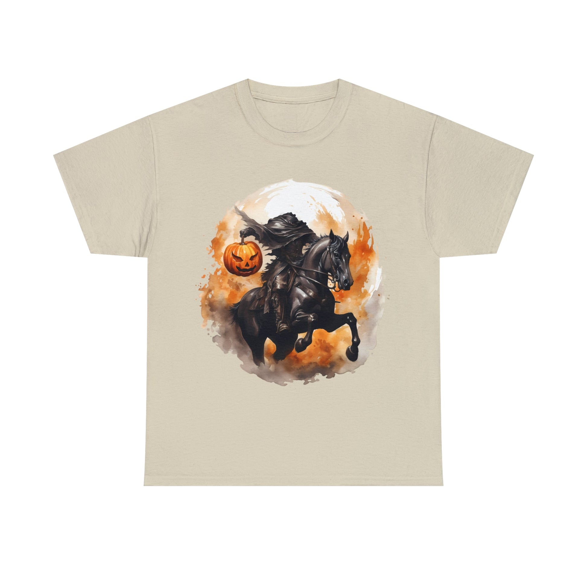 Headless Horseman Pumpkin Head Tee ShirtT - ShirtVTZdesignsSandSCrew neckDTGfall