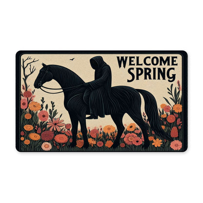 Headless Horseman Spring Rubber DoormatVTZdesigns30x18WhiteDecordoor matdoormat