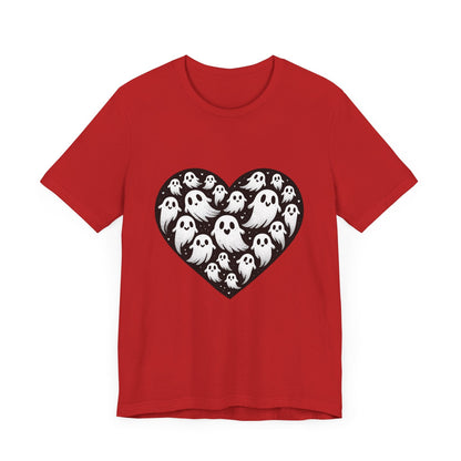 Heart Of Ghosts Tee ShirtT-ShirtVTZdesignsRedXSclothingCottonDTG