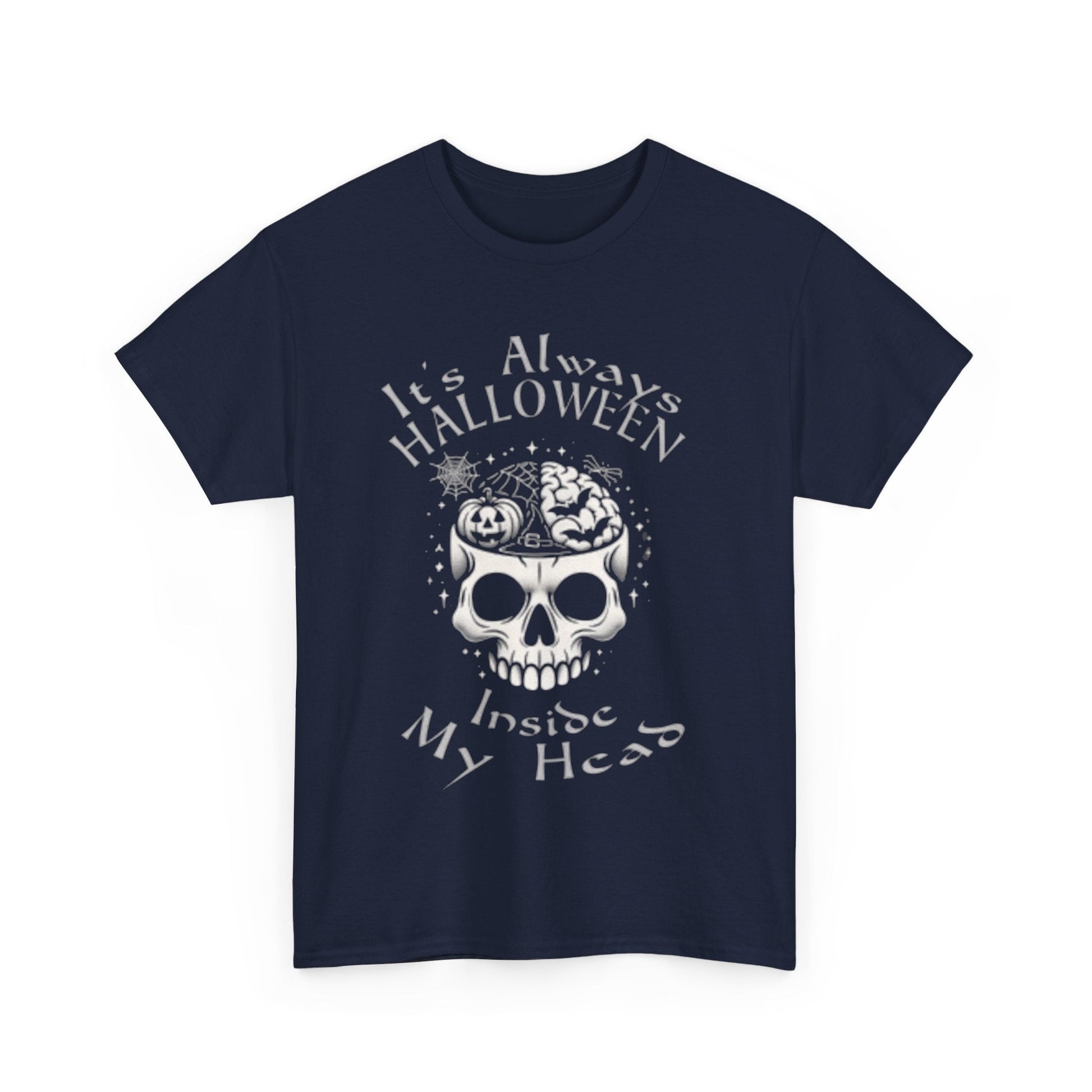 It's Always Halloween Inside My Head Tee ShirtT - ShirtVTZdesignsForest GreenSbatsCrew neckDTG