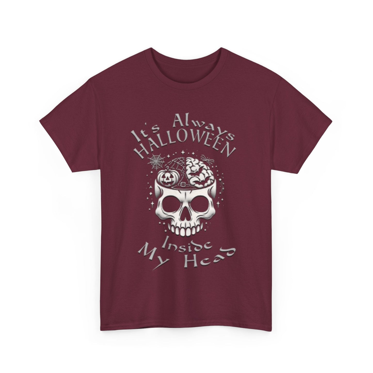 It's Always Halloween Inside My Head Tee ShirtT - ShirtVTZdesignsForest GreenSbatsCrew neckDTG