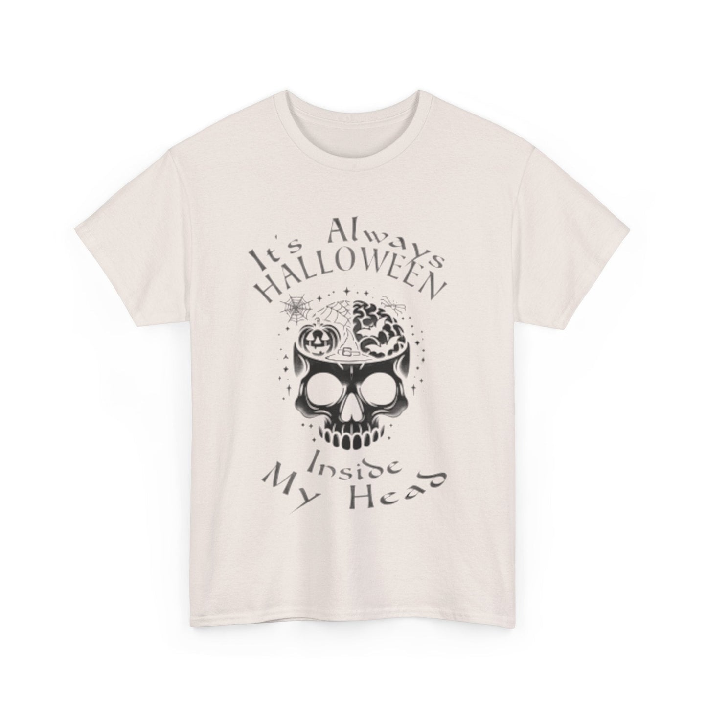 It's Always Halloween Inside My Head Tee ShirtT - ShirtVTZdesignsForest GreenSbatsCrew neckDTG