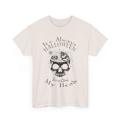 It's Always Halloween Inside My Head Tee ShirtT - ShirtVTZdesignsForest GreenSbatsCrew neckDTG