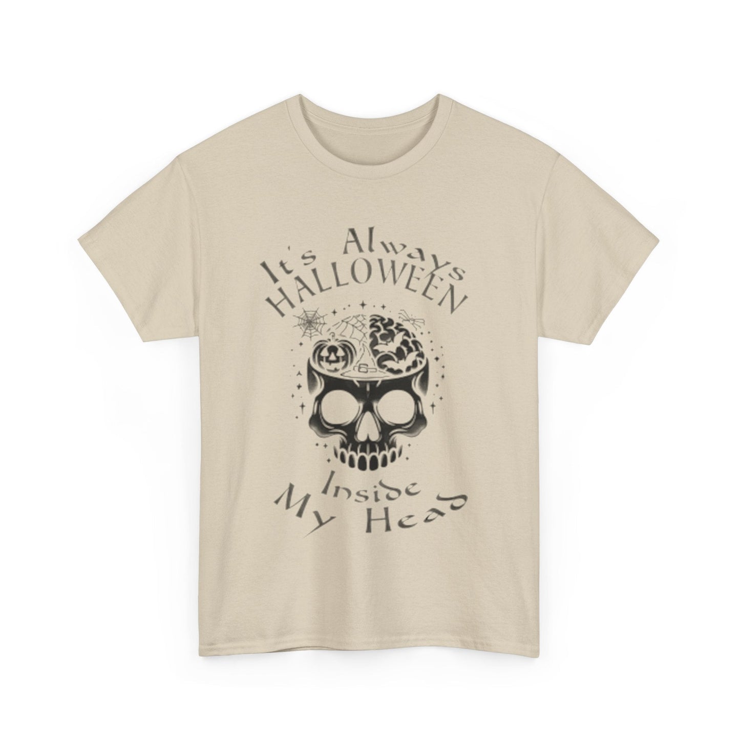 It's Always Halloween Inside My Head Tee ShirtT - ShirtVTZdesignsForest GreenSbatsCrew neckDTG