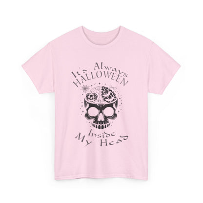 It's Always Halloween Inside My Head Tee ShirtT - ShirtVTZdesignsForest GreenSbatsCrew neckDTG