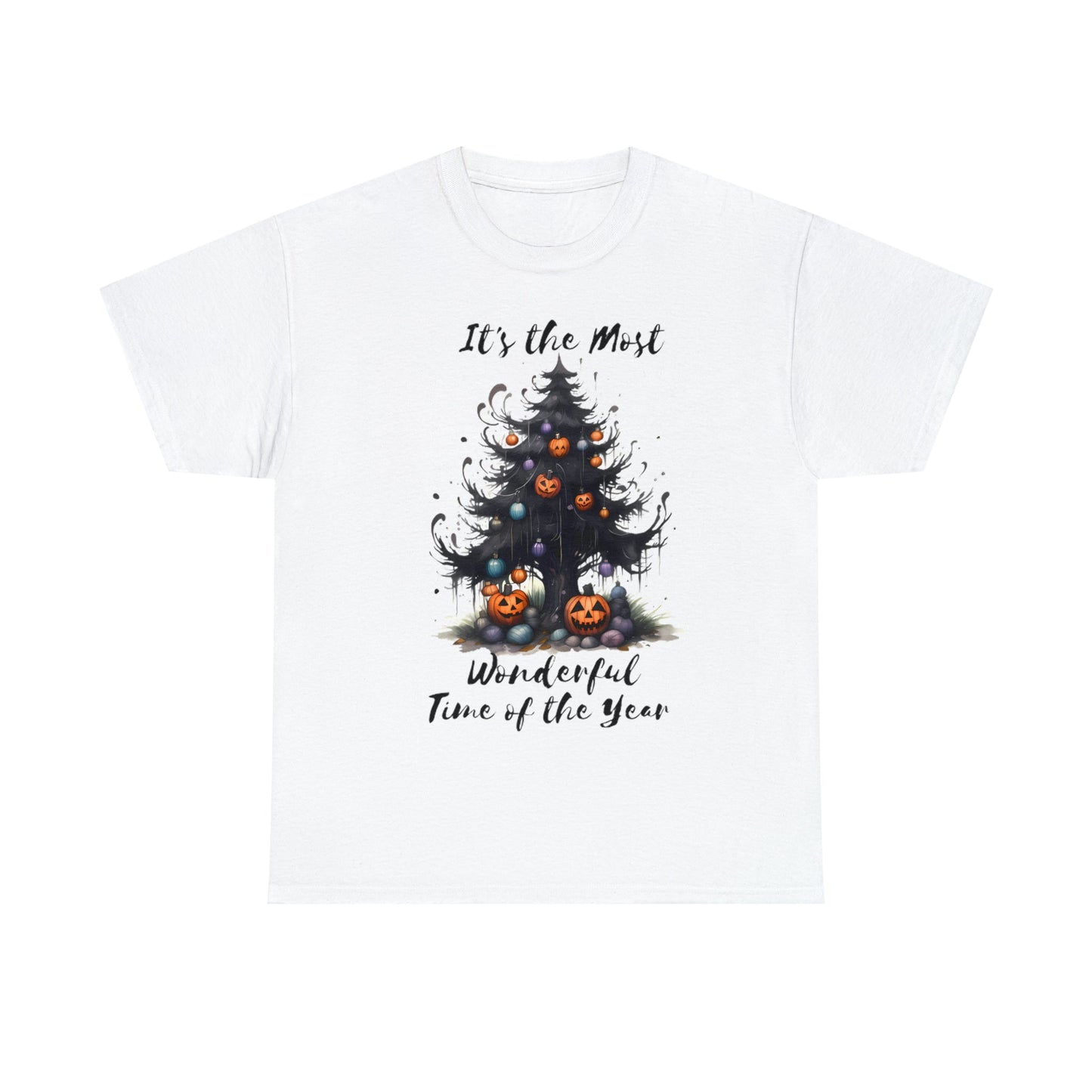 It's The Most Wonderful Time of the Year Halloween Tee ShirtT - ShirtVTZdesignsWhiteSautumnclothingCrew neck