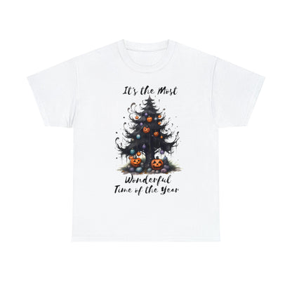 It's The Most Wonderful Time of the Year Halloween Tee ShirtT - ShirtVTZdesignsWhiteSautumnclothingCrew neck